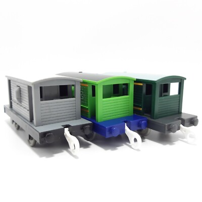 X3 Green & White Break Van Car Truck Thomas Trackmaster Plarail TOMY