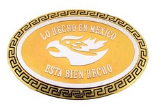 Hecho en Mexico BOTTLE OPENER Belt Buckle NEW Mexican Men Women GOLD Metal Rare