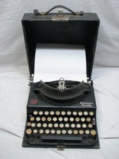 Antique 1922 Remington Model 1 Portable Typewriter w/Case  thumbnail