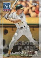 2019 Topps Chrome Mark McGwire Greatest Players Refractor SP