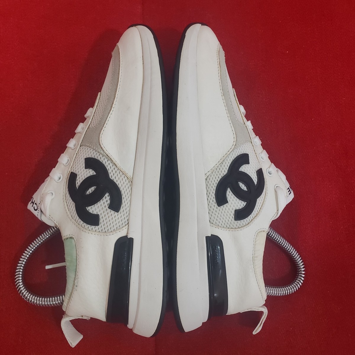 CHANEL/Cocomark/Low Top Sneakers/36/WHT/G37491 CC Logo CHANEL/Cocomark/Low Top Sneakers/36/WHT/G37491 CC Logo