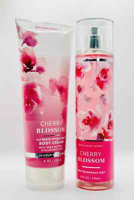 Bath & Body Works CHERRY BLOSSOM Fine Fragrance Body Mist & Body
