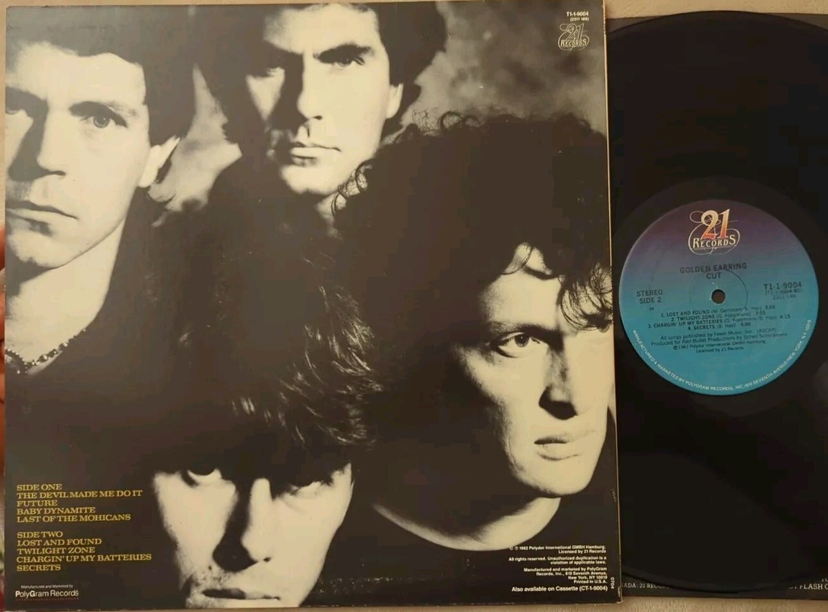 Golden Earring: Cut - Vinyl Album LP (21 Records, T1-1-9004