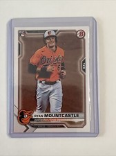2021 Bowman #41 Ryan Mountcastle Rookie Card RC Baltimore Orioles A-39. rookie card picture