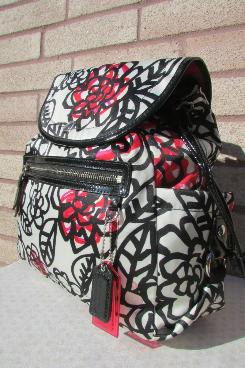 Coach poppy backpack sale