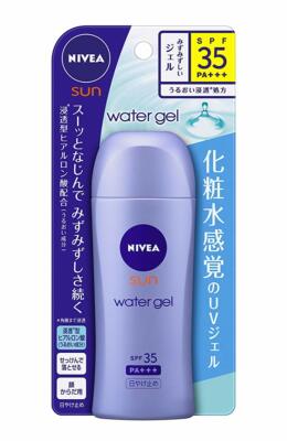 NIVEA SUN Water Gel Sunscreen 80g with Hyaluronic Acid SPF35 PA+++ japan