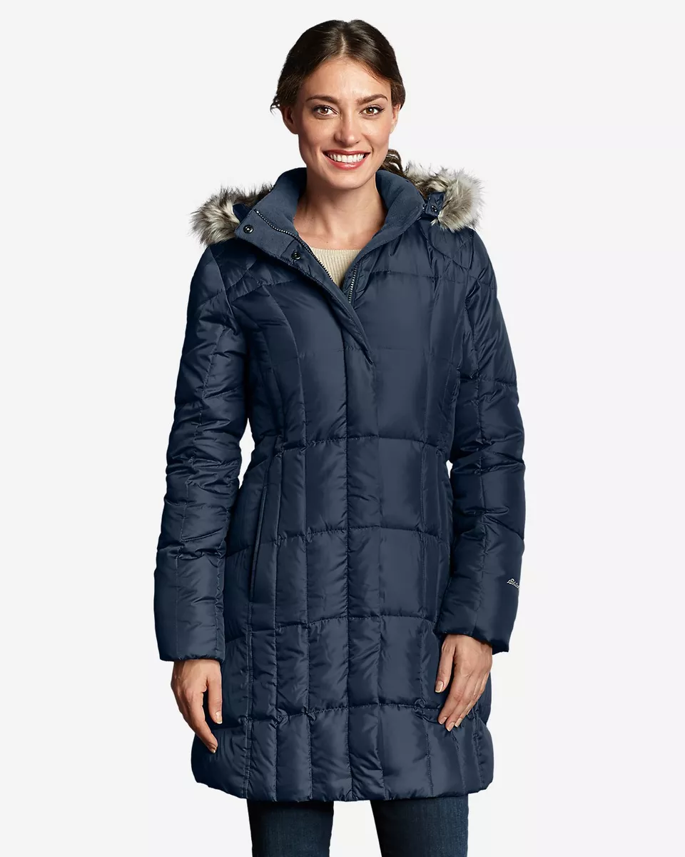 Women's lodge down sales parka eddie bauer