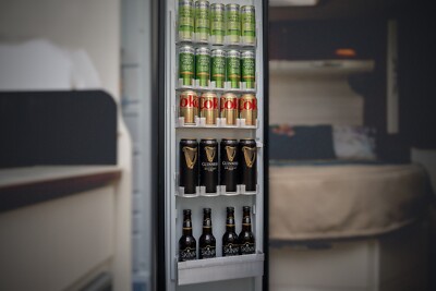 Kühlschrank Getränke Ablage für RML 933X Serie Kühlschränke - für Standard Dosen - transparent