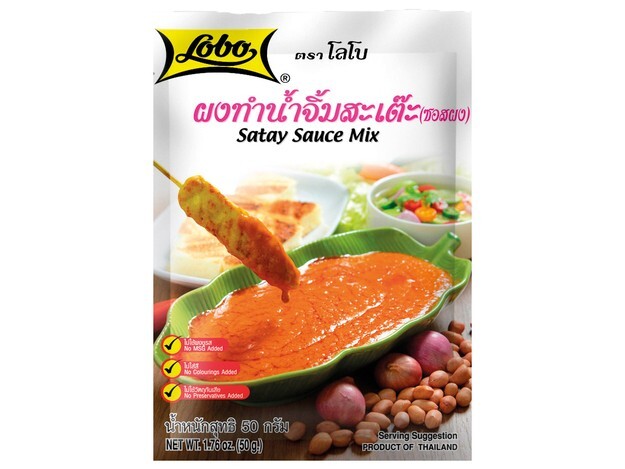 Würzmix Saté-Sauce - Würzpaste Erdnuss-Sauce Saté - Original aus Thailand
