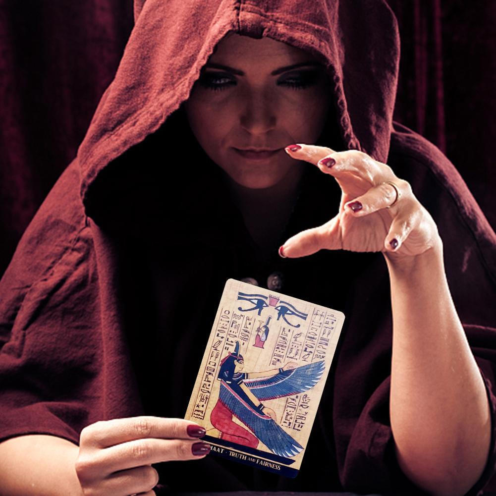 EGYPTIAN GODS ORACLE CARDS  Tarot Card Spirituality Oracle Deck Classical Board 