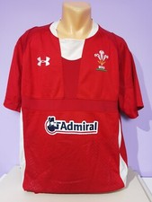 Wales rugby union 2011/12 home jersey shirt Under Armour XL cymru