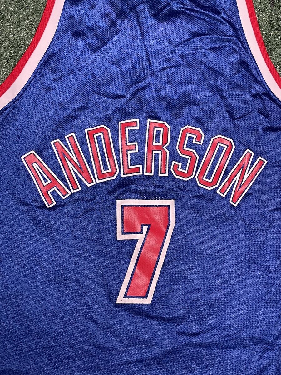 Vintage Champion New Jersey Nets Kenny Anderson NBA Vintage Champion New Jersey Nets Kenny Anderson NBA