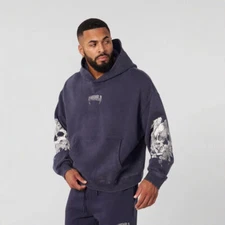 NEW YoungLA 5125-THE DAWN COLLECTION-HOODIES S-2XL Gym Sweatshirt Pullover Mens