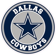 Dallas Cowboys Football Vinyl Decal Sticker Car Truck Bumper Tumbler Mug
