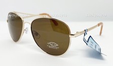 NEW Oscar by Oscar de la Renta 3041P Brown Polarized Aviator Sunglasses /1314/