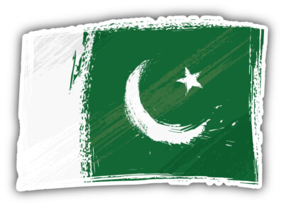 Pakistan Grunge Flag Car Bumper Sticker Decal | eBay
