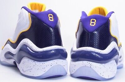 Nike Air Zoom Flight 96 KOBE Bryant LA Lakers White Purple Nike Air Zoom Flight 96 KOBE Bryant LA Lakers White Purple