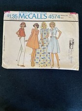 1970 s Yoked Smock Dress House Dress Prairie Dress Size 8