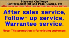 Playseat Challenge Reinforcement Kit and Pedal Clamps After sales service
