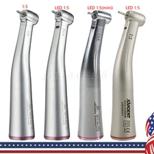 yabangbang/sandent Dental 1:5 Increasing Fiber Optic LED Contra Angle Handpiece