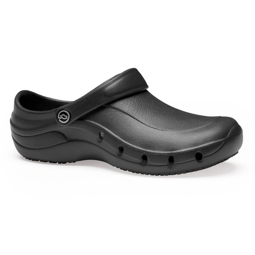 Toffeln Black Comfy Non Slip Work Clogs Chef Nurse Kitchen Restaurant Crocs Shoe - Picture 2 of 13