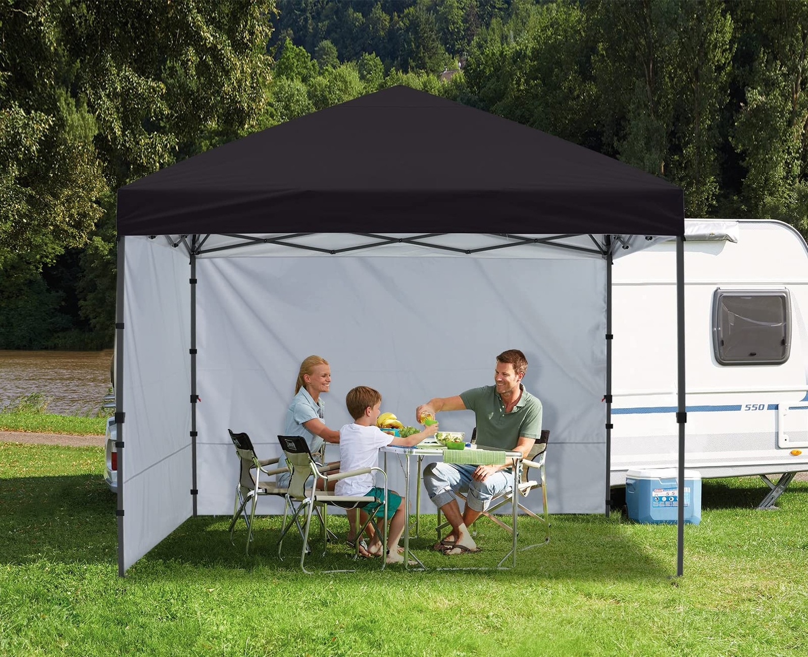 COOSHADE Pop Up Canopy Tent 10x10Ft Outdoor Festival Tailgate Event Vendor Cr...