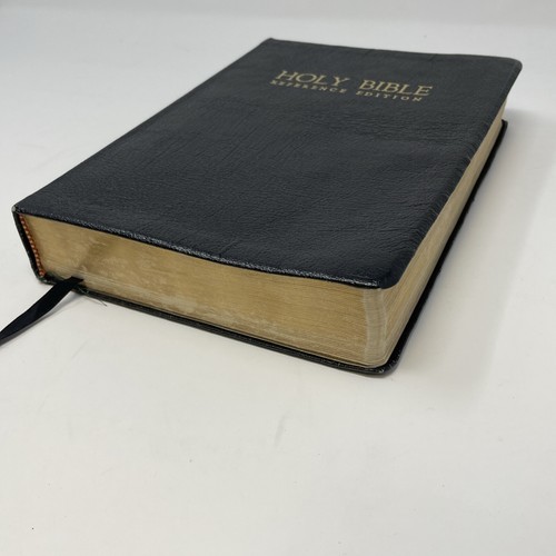 Holy Bible KJV Giant Print Reference Red Letter Nelson Genuine Leather #556 1976 - Picture 5 of 16