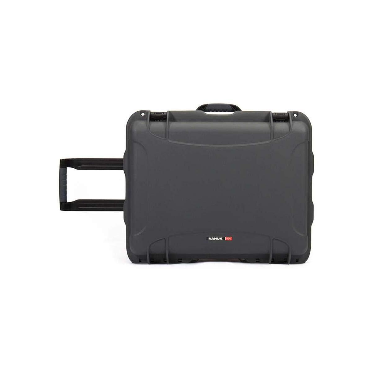 Nanuk 950 Waterproof Hard Case with Wheels and Foam Insert Graphite