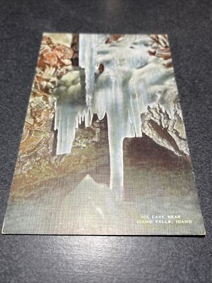 Ice Cave Near Idaho Falls Idaho Postcard￼￼