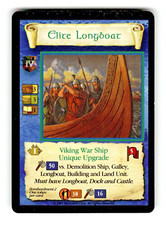 2001 Age of Empires Expandable Card Game Elite Longboat