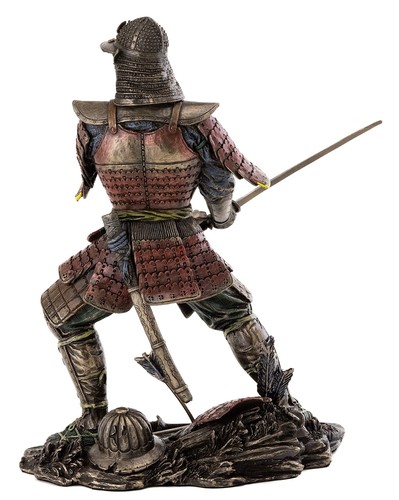 Statua Samurai Giapponese Medievale Top Collection - Generale Minamoto Guerriero Sc... - Foto 3 di 8