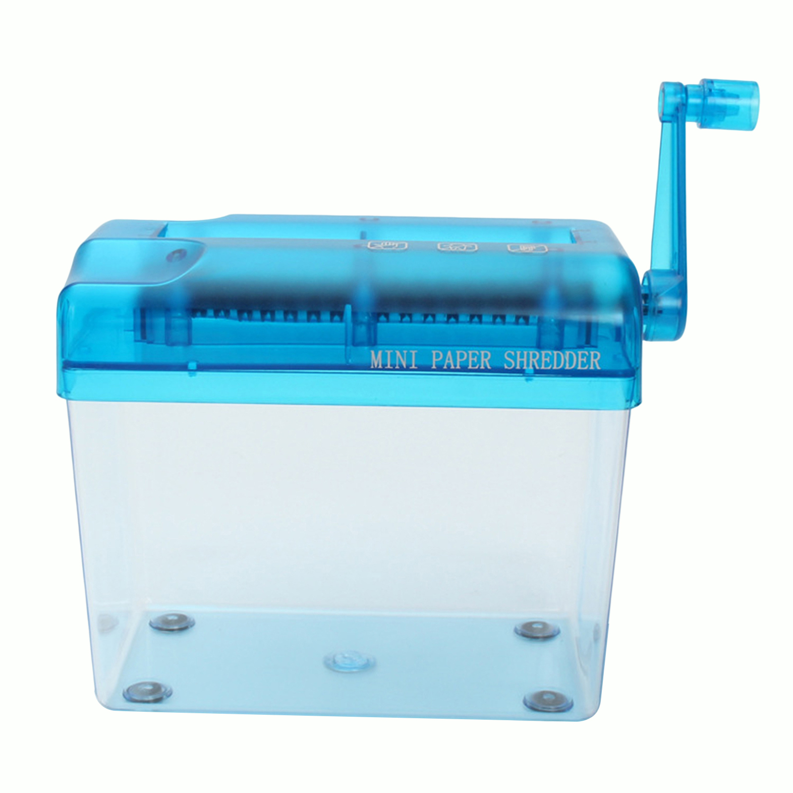 Document Shredder Convenient Effective Hand Shredder Paper Cutting Machine  Blue