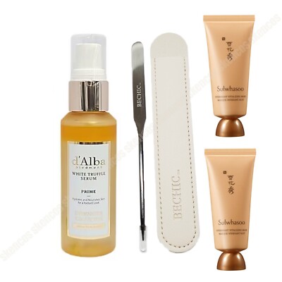 d Alba/dalba/Season 4/Mist Serum 50ml+Sulwhasoo Overnight Mask 2.3oz+Spachula