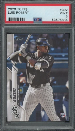 2020 Topps #392 Luis Robert PSA 9 RC Rookie
