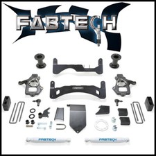 Fabtech 6 Basic Lift Kit Wrear Shocks For 2014-2018 Sierra 1500 Silverado 1500 Fabtech 6 Basic Lift Kit Wrear Shocks For 2014-2018 Sierra 1500 Silverado 1500