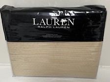 Ralph Lauren Spencer Matelasse Decorative TAN Standard size 20" x 26" Sham NWT