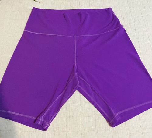 Pantalón Corto Lululemon Atomic Purple Talla 12 Align HR 8" LW7BTKS 22-3 NUEVO SIN ETIQUETAS - Imagen 2 de 8