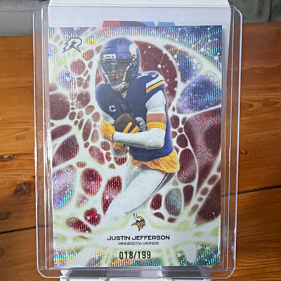 Topps 2026 Justin Jefferson Protonyx Insert #PT-24 Vikings 018/199