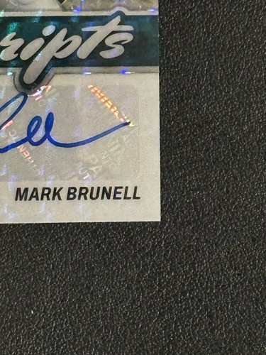 2022 Panini Mosaic Silver Mark Brunell Scripts Auto #S-MB Jacksonville Jaguars - Picture 6 of 7