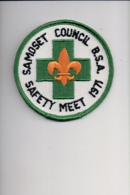 1971 Samoset Council Safety Meet patch