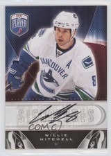 2009-10 Upper Deck Be a Player Signatures Willie Mitchell #S-WM Auto d4k