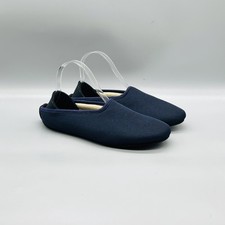 Mahabis Shoes Womens 6.5 Blue Knit Mesh Summer Slip On House Slippers Comfort