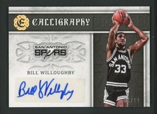 2016-17 BILL WILLOUGHBY 06/10 AUTO PANINI EXCALIBUR CALLIGRAPHY AUTOGRAPHS