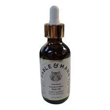 Fable & Mane MahaMane Smooth & Shine Hair Oil 1.8  fl oz - Ships Free! Unboxed