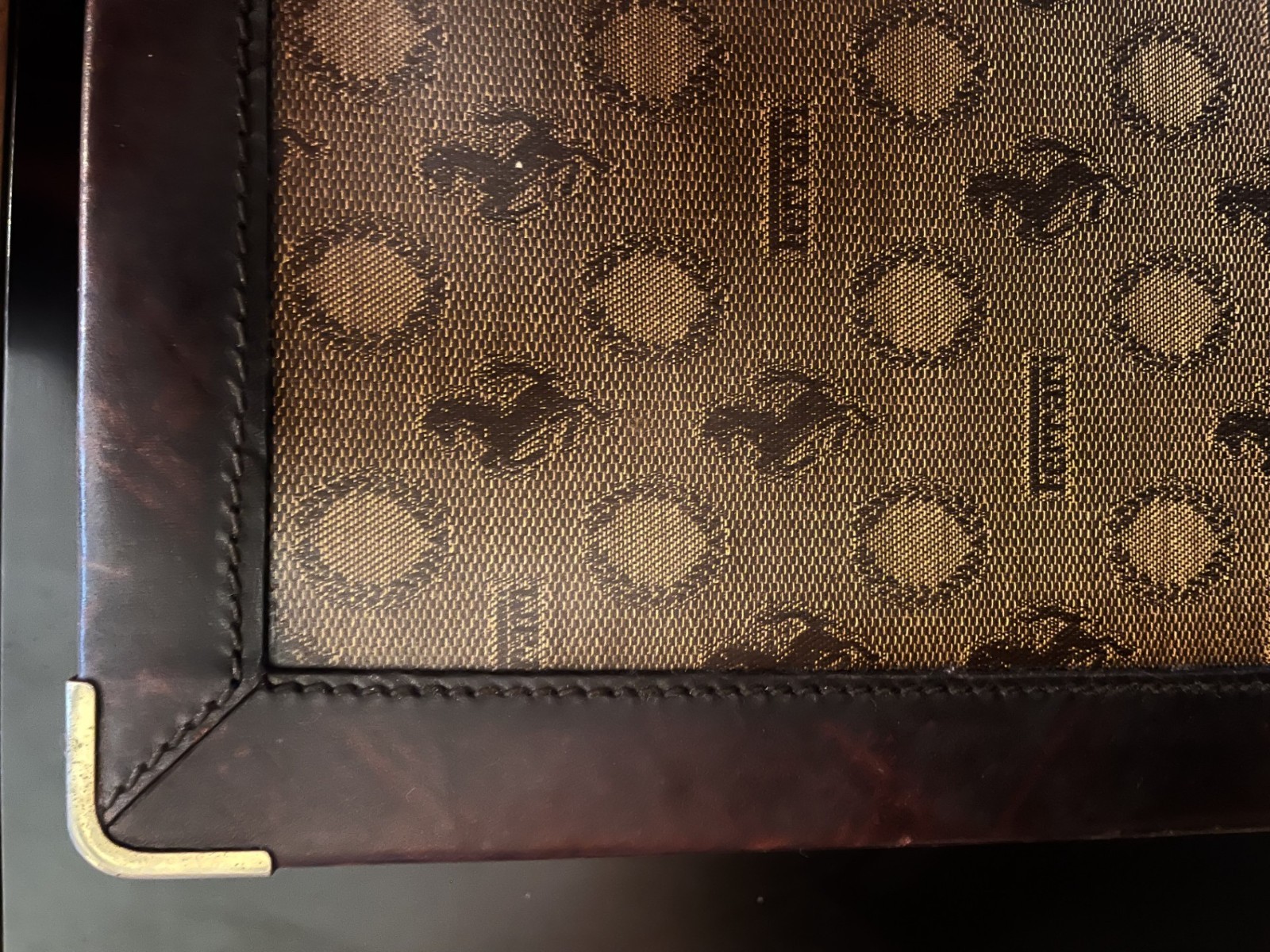 Ferrari Leather Briefcase VINTAGE COLLECTIBLE 1970s