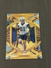 2021 Panini Gold Standard Rookies Platinum /75 #142 SIMI FEHOKO Rookie Card RC