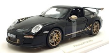 Norev 1/18 Scale Diecast 187563 - 2009 Porsche 911 GT3 RS - Black/Gold