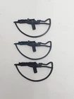 3x Vintage Star Wars ATAT Driver Gun Blaster Rifle Weapon Lot 1980 Kenner