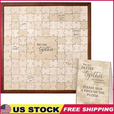 Wooden Guest Signing Puzzle Unique Alternative Guest Book Wedding Graduation New