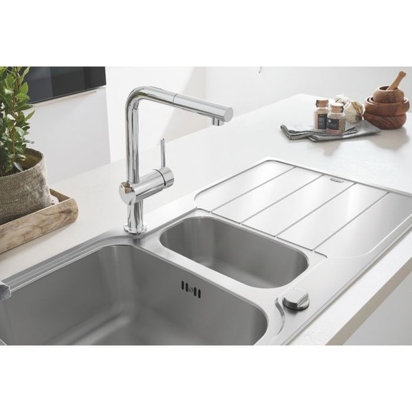 Grohe Minta KüChenarmatur 32168000 Herausziehbarer Auslauf, Chrom-image
